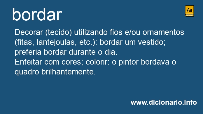 Significado de bordasse