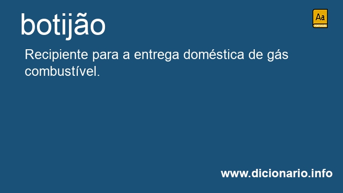 Significado de botijo