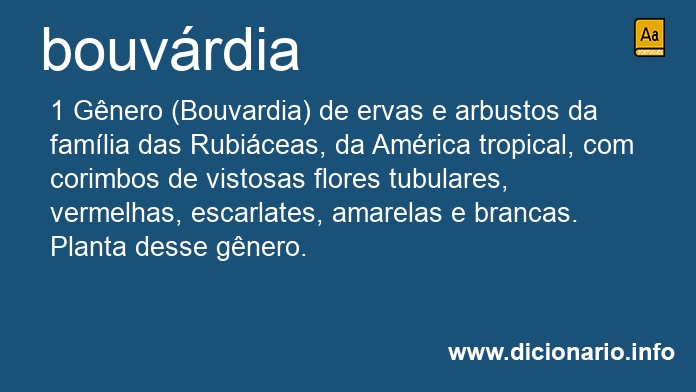 Significado de bouvrdia