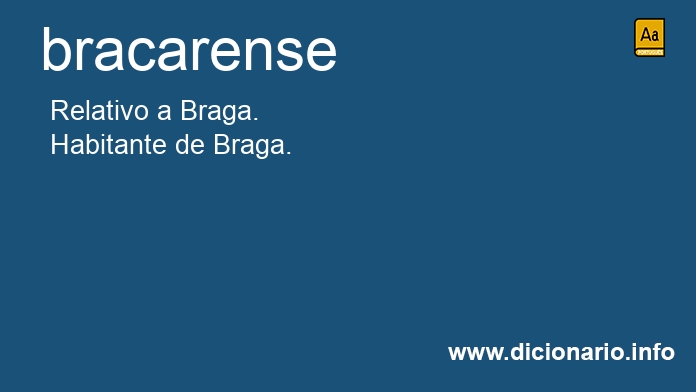 Significado de bracarense