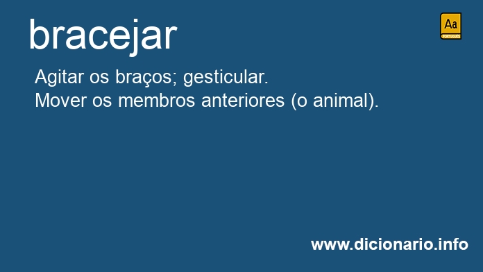 Significado de bracejai