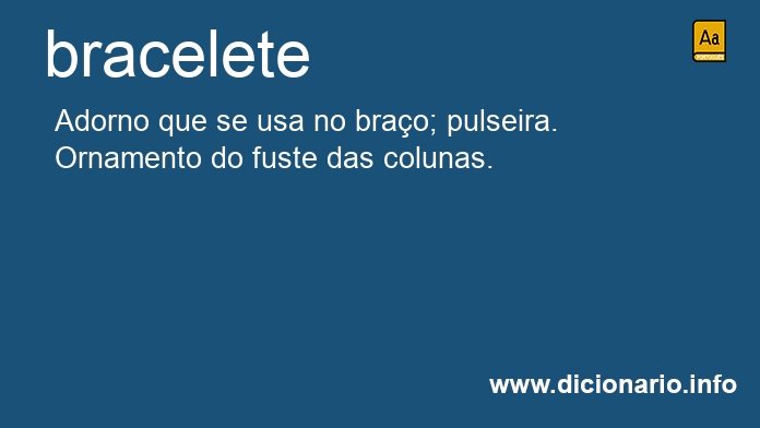 Significado de bracelete