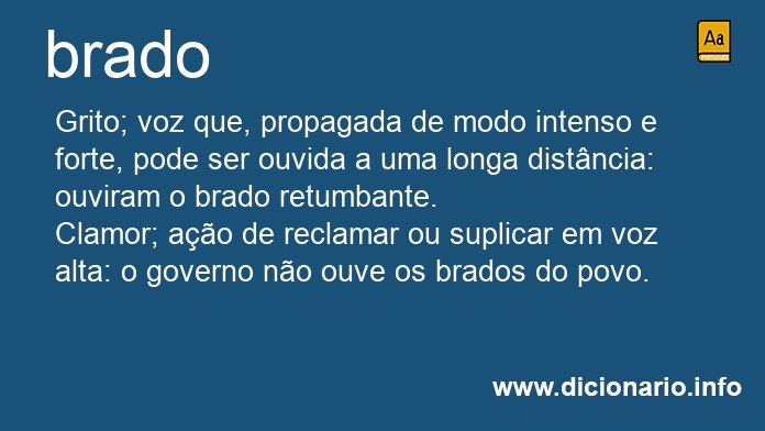 Significado de brado