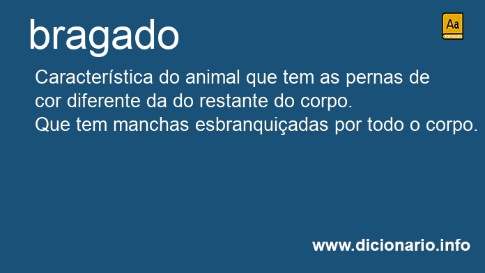 Significado de bragado