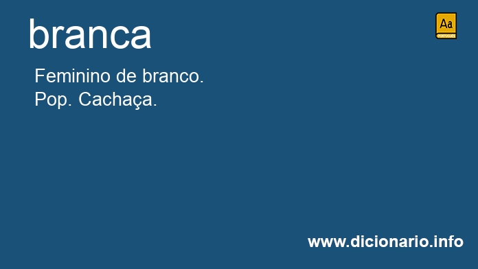 Significado de branca