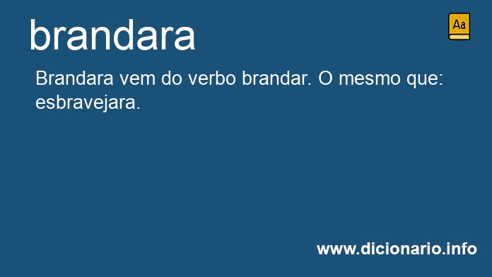 Significado de brandara