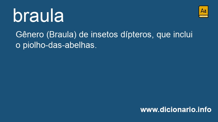 Significado de braula