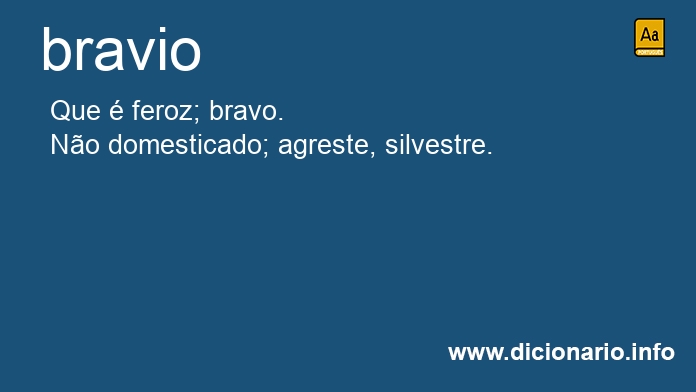 Significado de bravia