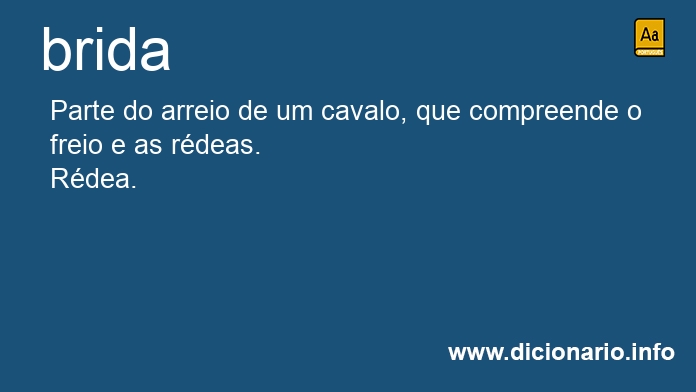 Significado de brida