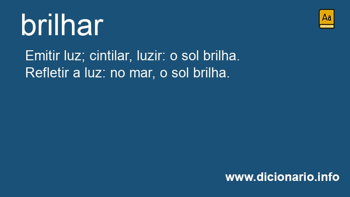 Significado de brilharem