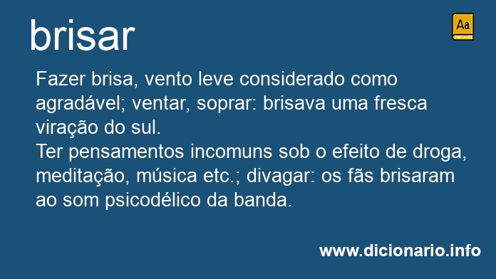 Significado de brisar