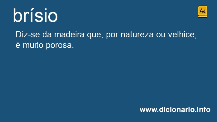 Significado de brsio