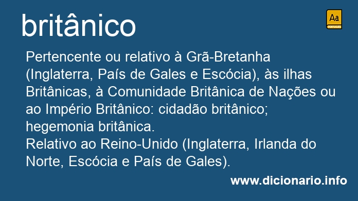 Significado de britnica