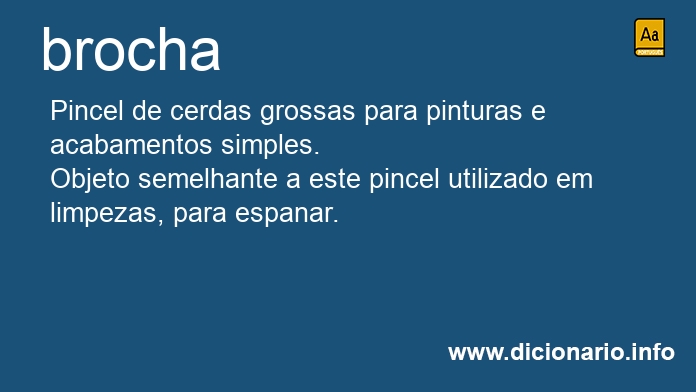 Significado de brocha