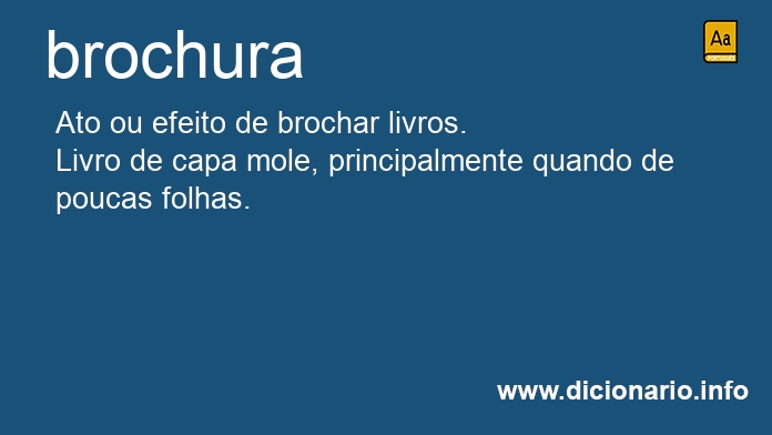 Significado de brochura