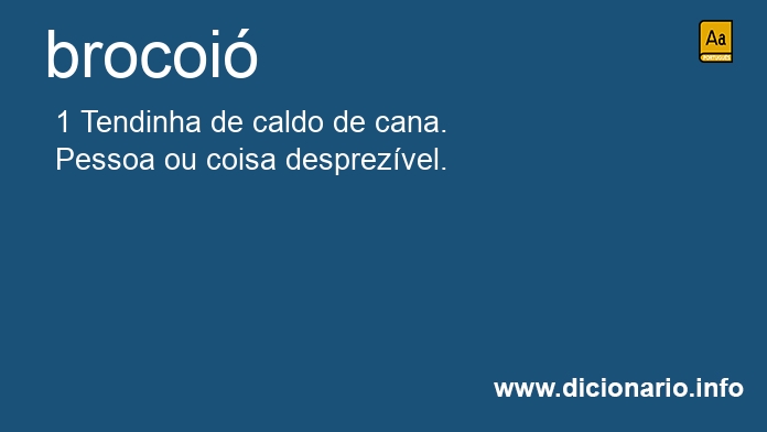 Significado de brocoi