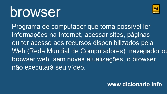 Significado de browser