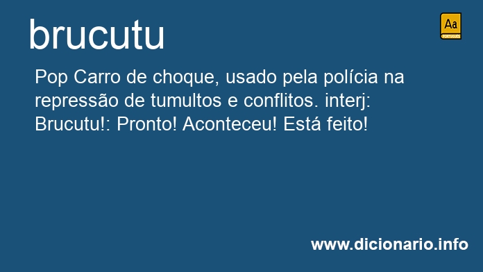 Significado de brucutu