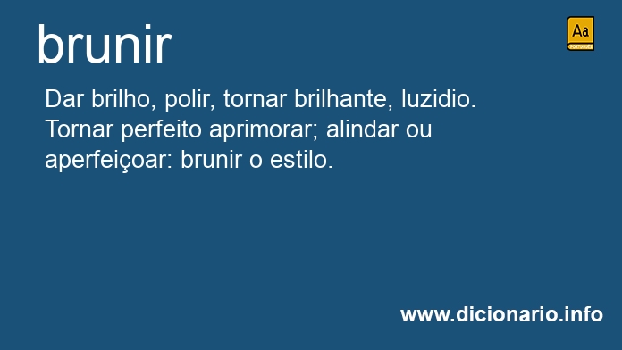 Significado de brunir