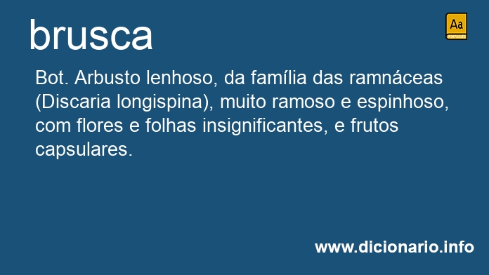 Significado de brusca