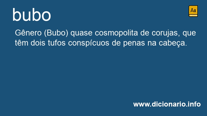 Significado de buba