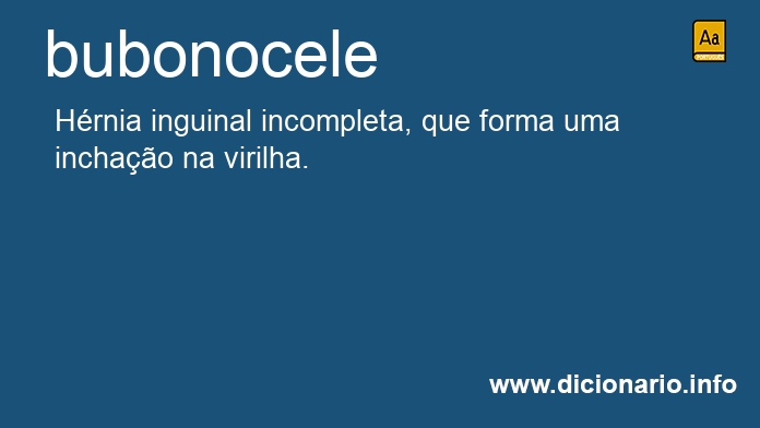 Significado de bubonocele