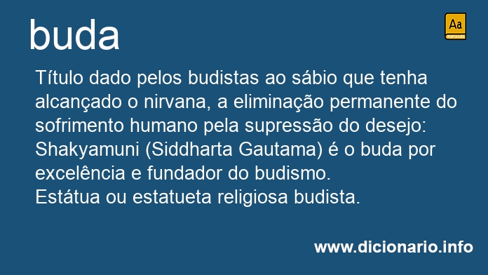 Significado de buda