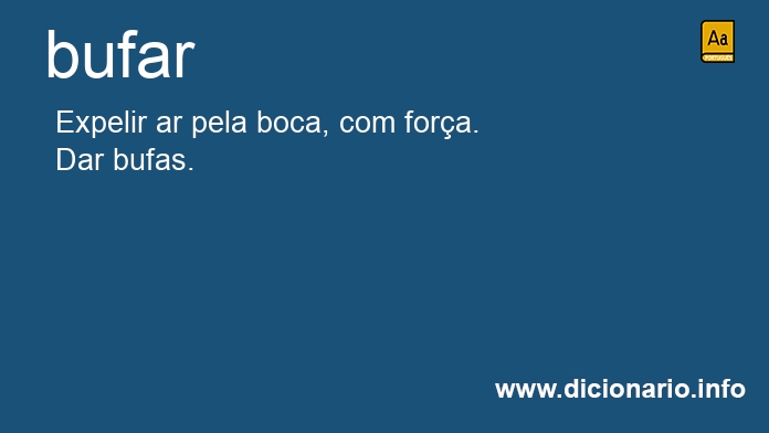 Significado de bufo