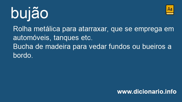 Significado de bujo
