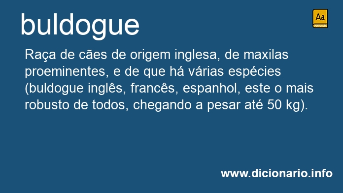 Significado de buldogues