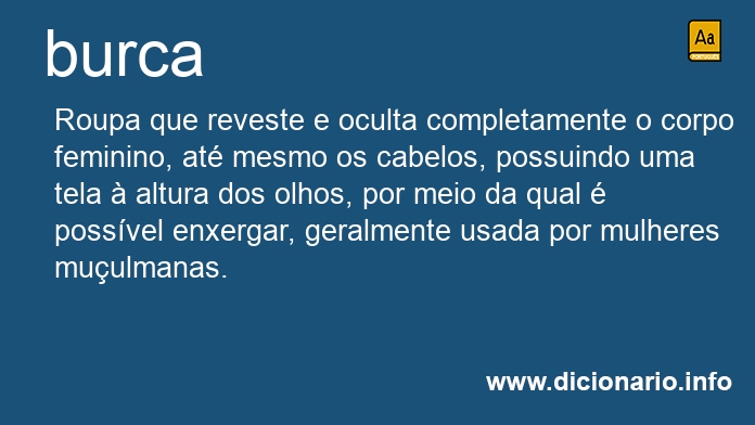 Significado de burca
