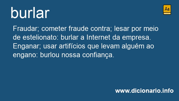 Significado de burlars