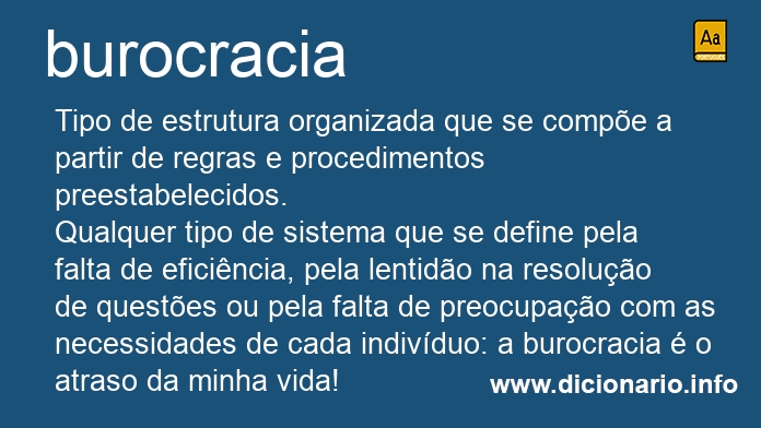 Significado de burocracia