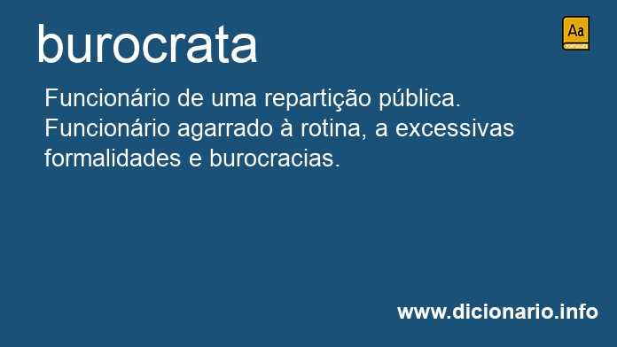 Significado de burocrata