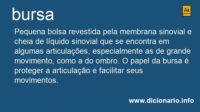Significado de bursas
