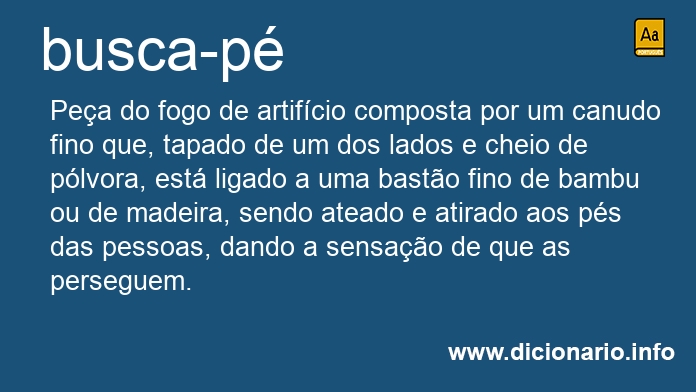 Significado de busca-p