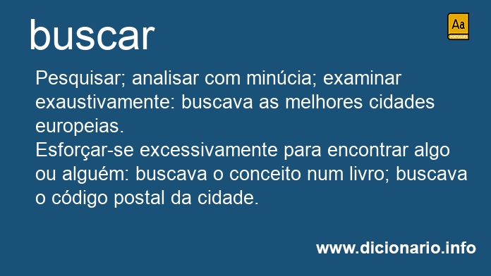 Significado de buscavam