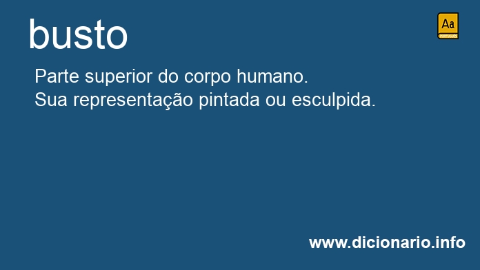Significado de busto