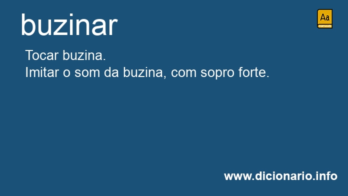 Significado de buzina