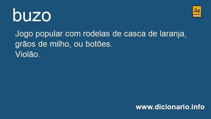 Significado de buzo new arrivals