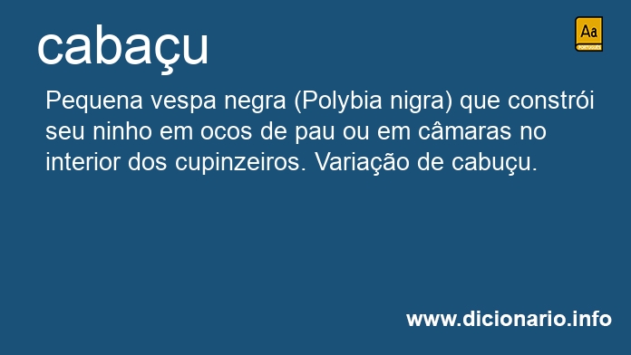 Significado de cabau