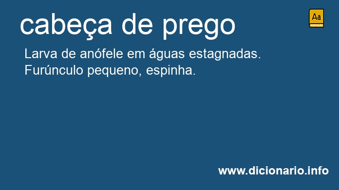 Significado de cabea de prego