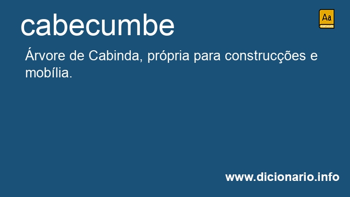 Significado de cabecumbe