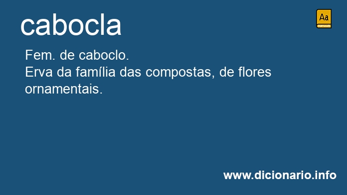 Significado de cabocla