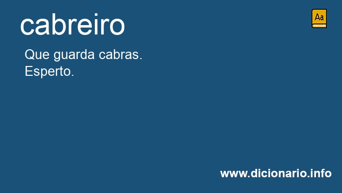 Significado de cabreiros