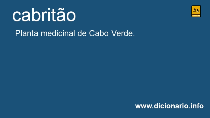 Significado de cabrito