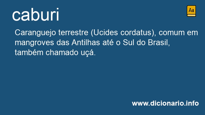 Significado de caburi