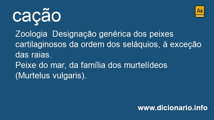 Significado de cao