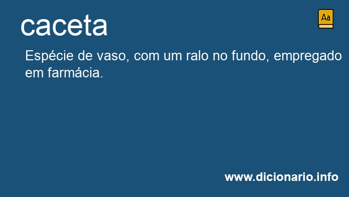 Significado de caceta