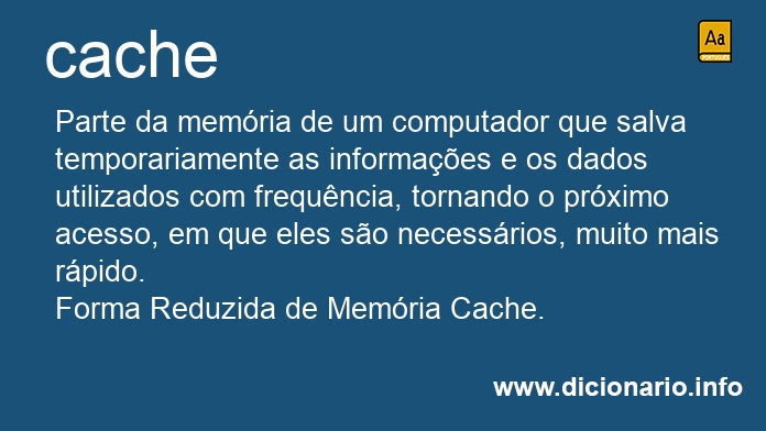Significado de cache